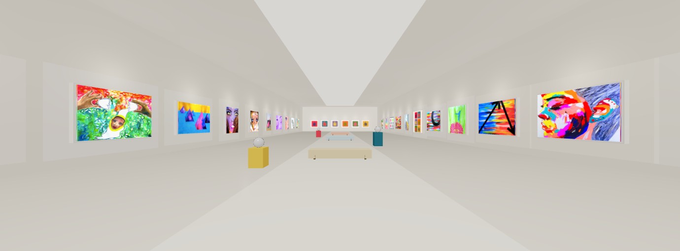 Inside the digital museum — a bright modern gallery of Hanna Thistle's work